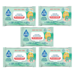 Niiske tualettpaber GOWIPES Moist Toilet Tissue Kids&Juniors, 5 x 44 tk