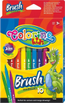 Viltpliiatsid COLORINO Brush, 10 v&auml;rvi