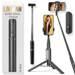 Selfie pulk (Selfie stick) LIVMAN Oth-AB202 - multifunktsionaalne selfide pulk ja statiiv kaugjuhtimispuldiga, 0,8m