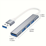 4-&uuml;hes USB jaotur multiport adapter