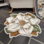 1tk Boho Vintage Vaip - Plekkikindel, Karvavaba, Paksenenud Imitatsioon Kasmir P&otilde;randamatt - Elutuba, Magamistuba, Voodikate, Tualeti Imav Lootos Rist Vaip - Kodu Kaunistus - 180x180cm., 100x100cm / 39,3x39,3 colio