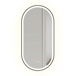 Seinapeegel Rea Led Ovl 50X100Cm Black