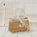 Lillekorv, Style 2 Pearl Handle Stačiakampis krep&scaron;ys