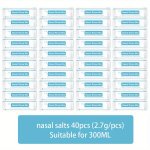 Nina Loputuss&uuml;steem - 300ml/500ml Nina Pudel Sinus Loputus BPA-vaba T&auml;iskasvanutele 5 Nina Soola Pakiga , Nosies druskos 40vnt (2,7g/vnt)