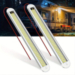 12v LED Sisevalgusti Riba 120LED 1500LM 8W L&uuml;litiga (2pakki)