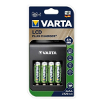 Universaalne laadija Varta LCD Plug-Plus 4 AA 2100 mach 4 kanalit PP3 57687