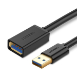 Ugreen US129 USB 3.0 pikenduskaabel 0,5m must