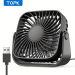 Lauaventilaator USB, Juoda