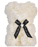 Rose Teddy Bear, 25 cm koos kinkekarbiga