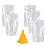 Klaasid, tassid, kannud Plastikust joogikotid Joogikolvid, korduvkasutatavad vedelikutila kotid, BPA-vaba