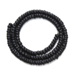 Puidust helmed 5 mm, Juoda, 3vnt