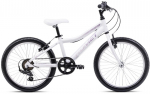 Laste jalgratas Romet Jolene 20 KID 1 2024 20", valge/lilla