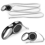 Automaatne jalutusrihm koerale v&otilde;i kassile lukuga Petsi 3 m, must