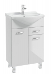 Alumine vannitoakapp valamuga Defra MEA D55 207-D-05506+1521, valge