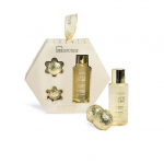 Kinkekomplekt IDC Institute Scented Bath Gold Bath: du&scaron;igeel, 100 ml + vannipomm, 2 tk.