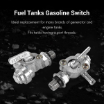 2x universaalne bensiini kraan, bensiini l&uuml;litiga &uuml;hilduv generaatorigaasimootori k&uuml;tusepaagid