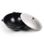 Poleeritud, p&otilde;letatud Usbeki kazan, 16 l