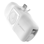 Akupank Valge 15W 5000mAh toitepank USB-C ja Apple Watch laadijaga