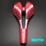 (-Matt punane) Bike Carbon Sadul Ultralight Road Bike Carbon Sadul &uuml;hilduv MTB Jalgratta Ultra Light Comfort Seat Jalgrattaosad, (-Matinė raudona)