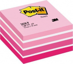 M&auml;rkmelehtede kuubik POST-IT Pink pastel, 76x76 mm, 450 lehte