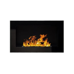 Biokamin seinale-sisseehitatav Bioheat 650x400 Black