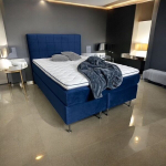 InHome Kontinentaalvoodi Kert 160x200 Sinine samet