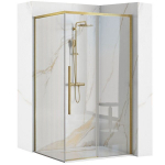 Du&scaron;ikabiin Rea Solar 90X90 Brush Gold + Piatto Doccia Savoy Black