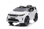 MUKUTISRIDES Laste &uuml;heistmeline elektriauto Land Rover Discovery Sport valge