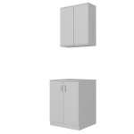 Vannitoa m&ouml;&ouml;blikomplekt Kalune Design Su, valge