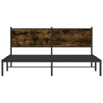 kaheinimese voodi，t&auml;iskasvanu voodi，metallist voodiraam ilma madratsita suitsutatud tamm 160x200 cm CFE5128932