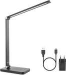 mafiti LED Laualamp &ndash; Reguleeritav Lamp 5 V&auml;rvitooni ja 3 Heledustasemega (kahjustatud pakend)