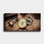 Reproduktsioon l&otilde;uendil Geograafia, 50x120 cm