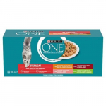 Purina One Sterilcat kana, veiseliha, kalkuni ja l&otilde;hega, 40x85 g