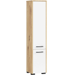 Vannitoa kapp Akord Slupek30 2D, valge/pruun