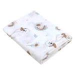 Musliinist m&auml;hkmed, tekk, m&auml;his, Ega Kids, pardipoeg vikerkaarega, 120x120cm.