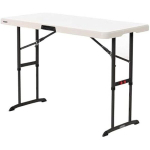 Kokkupandav laud - LIFETIME - Standard - 122 x 86 x 61 cm - Kreemiv&auml;rvi - Plastikvaik