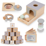 Montessori &otilde;ppekast beebidele - 6 m&auml;nguasja