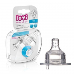 Silikoonist lutipudeli lutt Lovi 9+ kuud 18/752, 2 tk