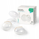 Silikoonist piimakoguja BabyOno 2in1, 2 tk.