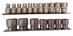 Pistikupesa komplekt 1/2&Prime;, kuusnurk, 18 tk., Cr-V, 10-32mm