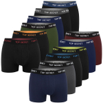 Meeste Top Secret bokserid, puuvill, v&auml;rvilised, logoga, 12 tk
