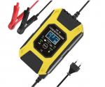 6A/12V nutika akulaadija kaasaskantav kiire mootorratta laadija koos LCD -ekraanikaitsega, mootorrataste remondirežiim, automaatne kollane
