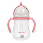 Laste joogipudel Akuku A0676, roosa, 280 ml