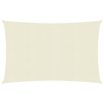 vidaXL p&auml;ikesepuri 160 g/m&sup2; kreemjas 3 x 5 m HDPE