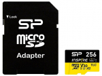 Silicon Power m&auml;lukaart microSDXC Inspire 256GB UHS-I U3 A2 V30 4K TLC