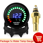 HD 52mm digitaalne 20 LED BOOST BAR PSI VEEKUUM VEEMI TEEVIMINE &Otilde;LI PRESS VOLTMETR AFR EXT EGT TEMP. Bensiinimootorite p&ouml;&ouml;rlemissagedus