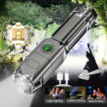 Laetav LED Taskulamp Zoomiga, 2vnt LED žibintuvėlis - 400mAh