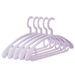 5-pack plastist riidepuud libisemisvastase &otilde;lakaarega, Žavesys violetinis