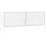 vidaXL telerikapp, valge, 105 x 35 x 50 cm, teras, Balta