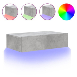 telerikapp，TV Kapp，telerialus LED-tuledega, betoonhall, 60 x 35 x 15,5 cm CFE911213